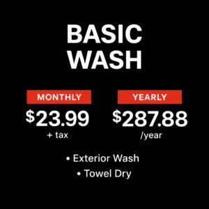 Basic Wash Plan