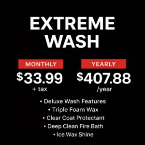 Extreme Wash Plan